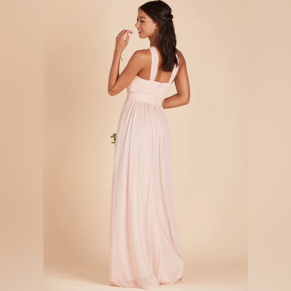 NWT Birdy Grey Dress KIKO DRESS CHIFFON PALE BLUSH Small Formal Wedding - Picture 4 of 10